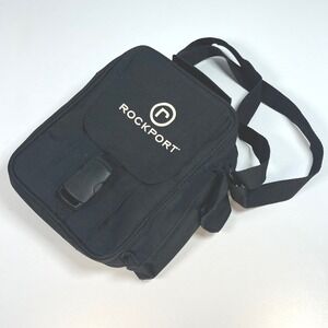Rockport Crossbody Bag Black Small Canvas Utility Messenger
